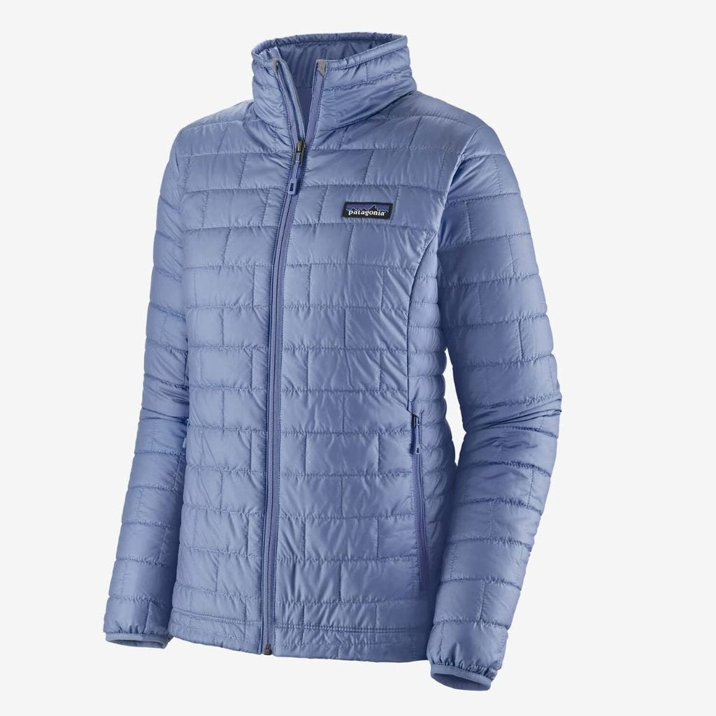 Patagonia Nano Puff Women's Jacket Light on sale Blue Medium Quilted Full Zip