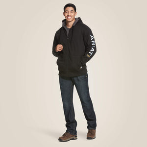 Ariat Men's Rebar All-Weather Full Zip Hoodie (10027800)