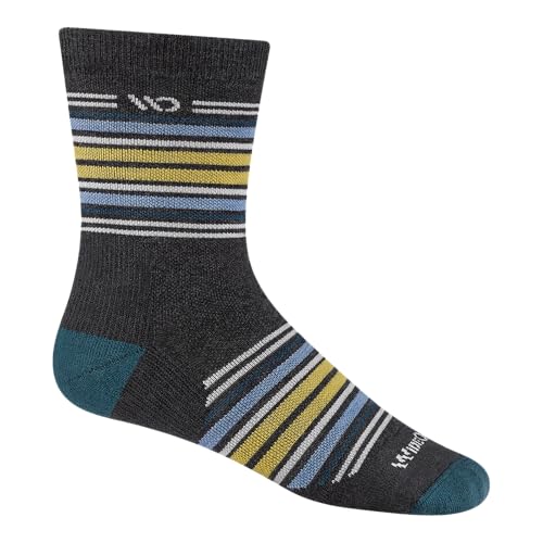 Wide Open Men's Cushion Micro Crew Wide Width Socks (9005)