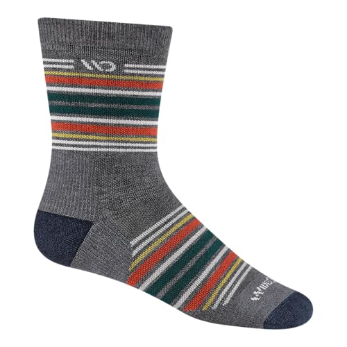 Wide Open Men's Cushion Micro Crew Wide Width Socks (9005)