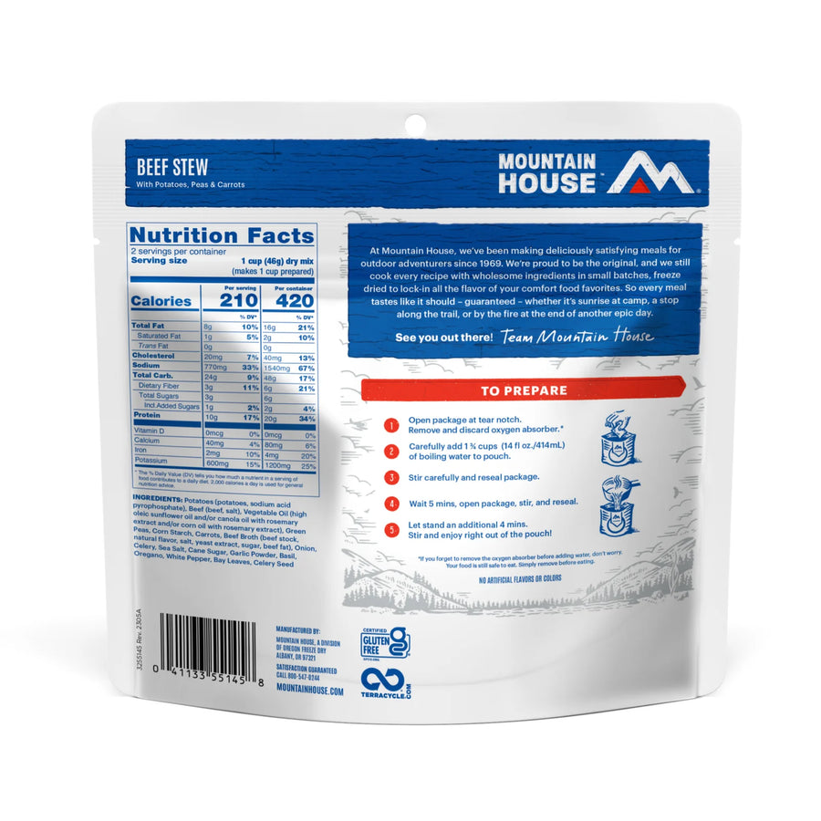 Mountain House Beef Stew - Pouch