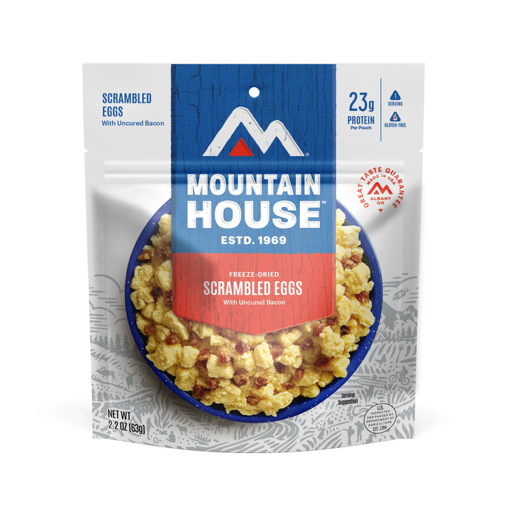 Mountain House Scrambled Eggs with Bacon- Pouch (290056)