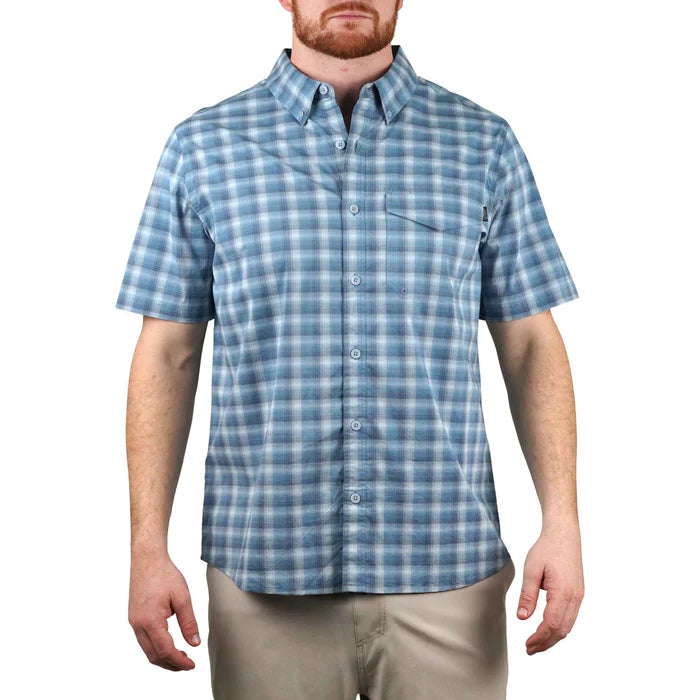 Aftco Portside Tech Short Sleeve button up (M45339)