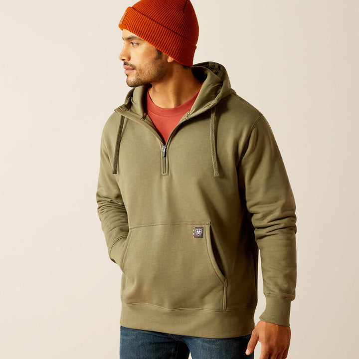 Ariat Men's Rebar Workman 1/4 Zip Hoody (10053409)