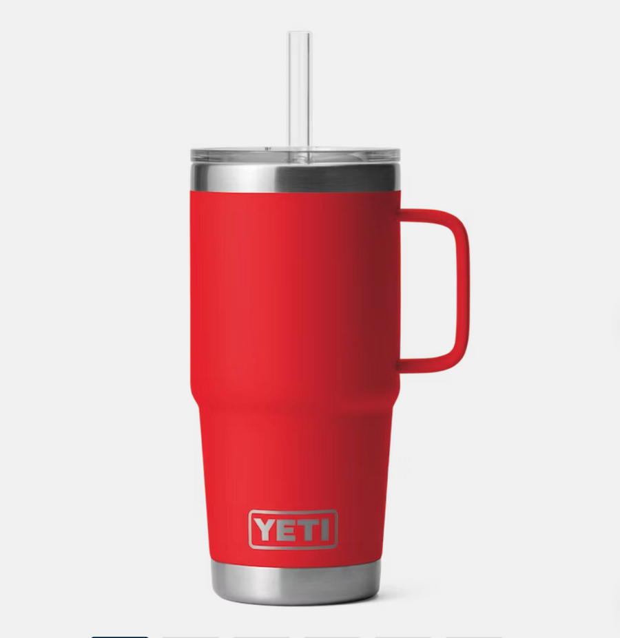  YETI Rambler 35 oz Straw Mug, Vacuum Insulated, Stainless  Steel, White: Home & Kitchen