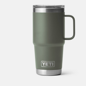 YETI Rambler 20 oz Travel Tumbler with Handle, Stainless Steel, Vacuum  Insulated with MagSlider Lid, Seafoam : : Home & Kitchen