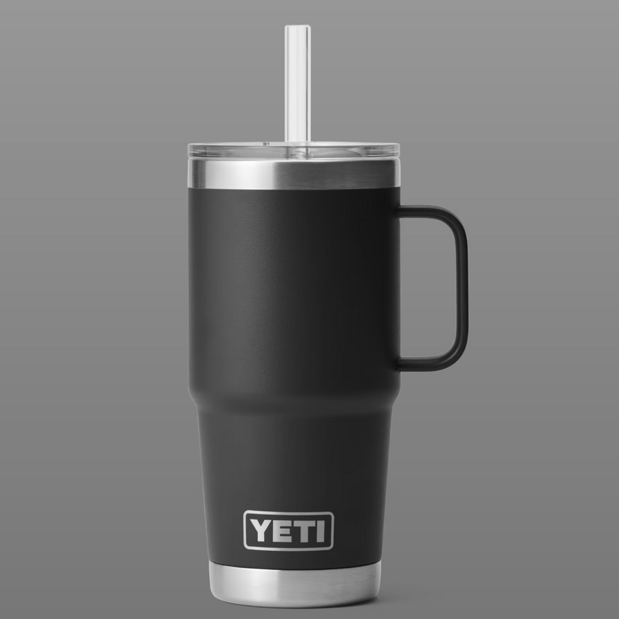 Yeti Rambler 25oz Mug with Straw Lid - White