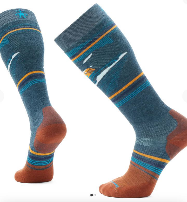 Smartwool Unisex Snowboard Piste Machine Over The Calf Socks (SW001922)