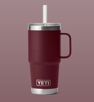 Yeti Rambler 25oz Mug with Straw Lid