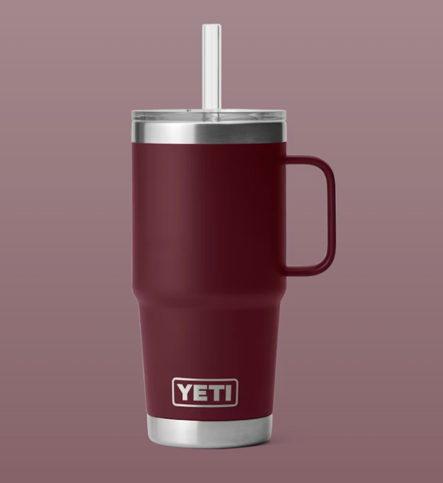 Yeti Rambler 25oz Mug with Straw Lid