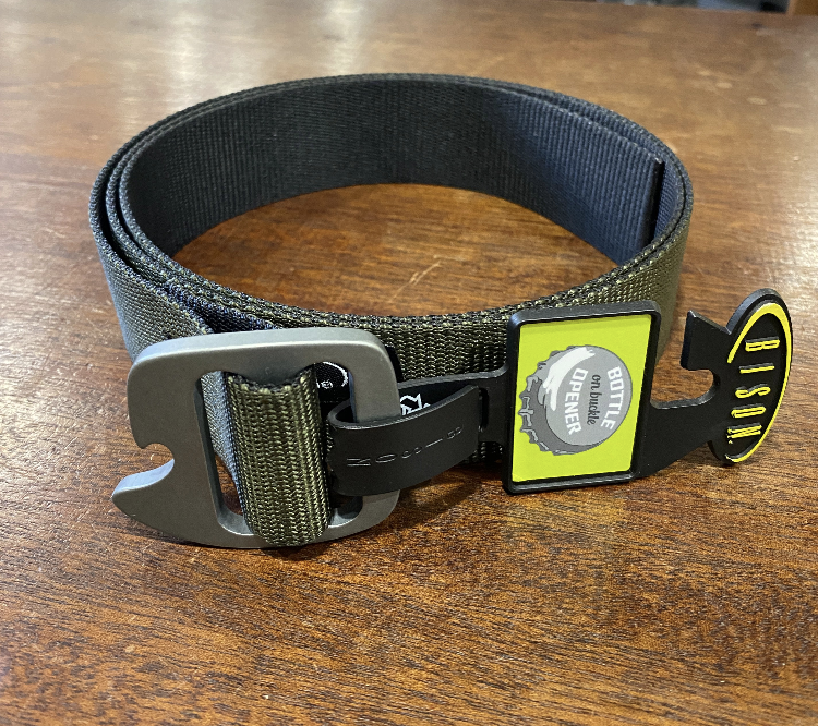 Bison 38mm - Tap Cap - Black/Dark Olive Belt