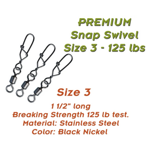 Torpedo Premium Snap Swivels