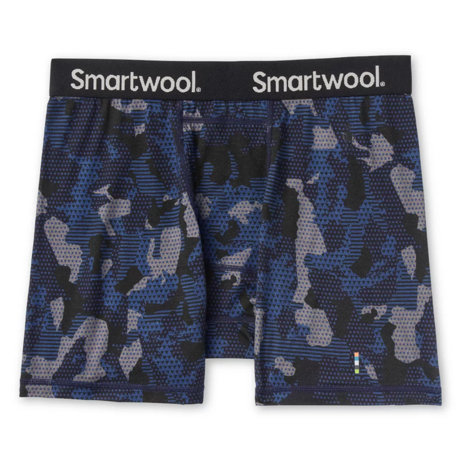 Smartwool Men's Merino Wool Boxer Brief Boxed (Slim Fit), Black