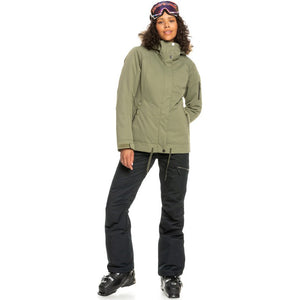 Roxy Women's Stated Insulated Snow Jacket with DryFlight