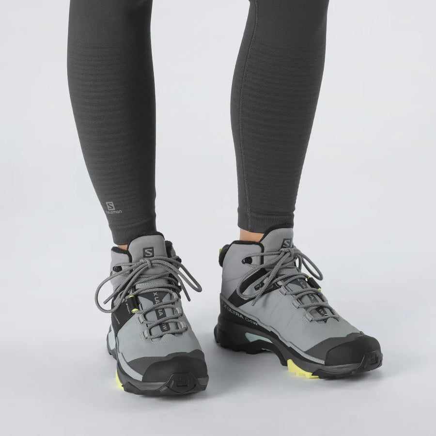 HIKING SPECIAL Salomon AGILE WARM - Leggings - Women's - green